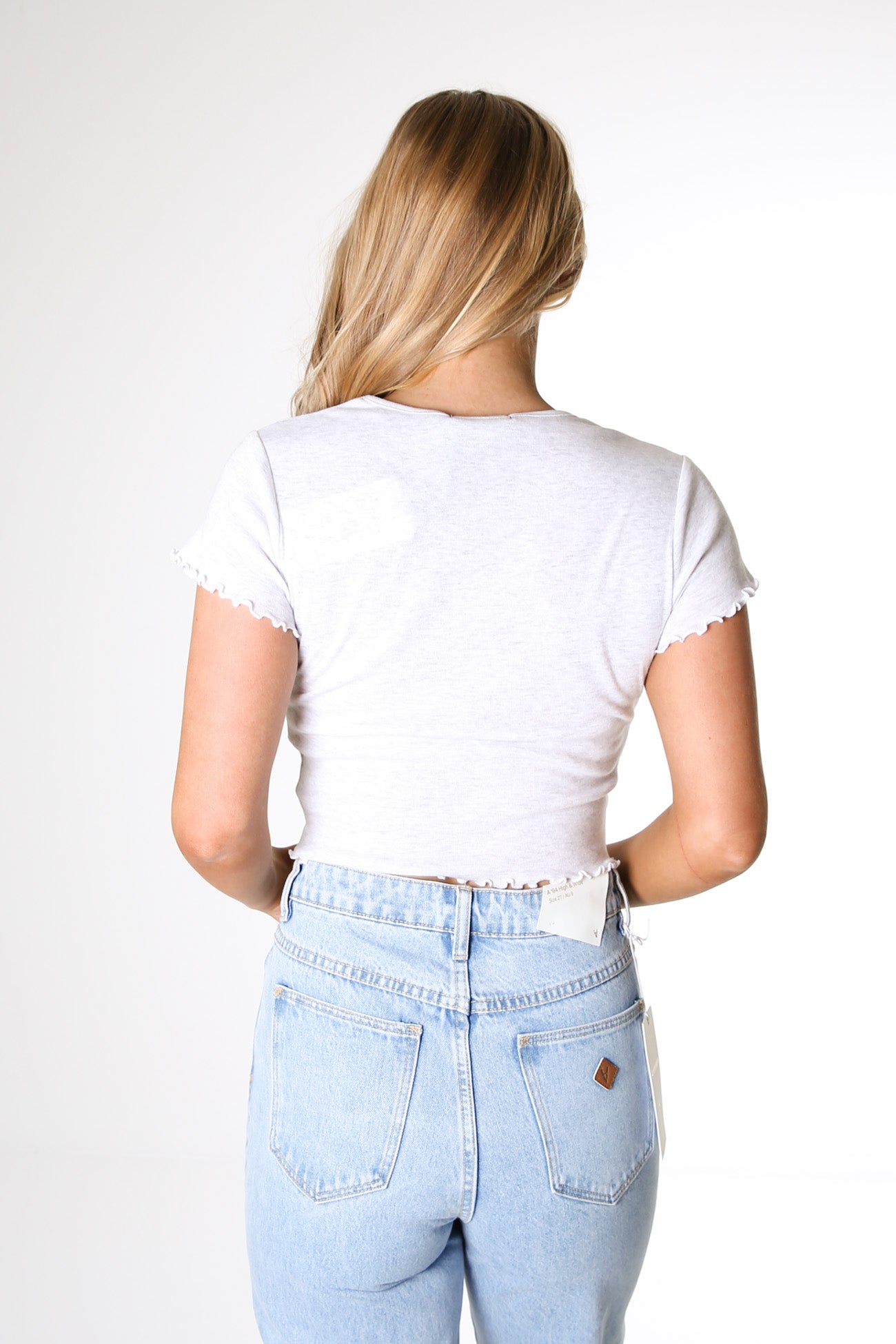Take You Away Tee Snow Marle