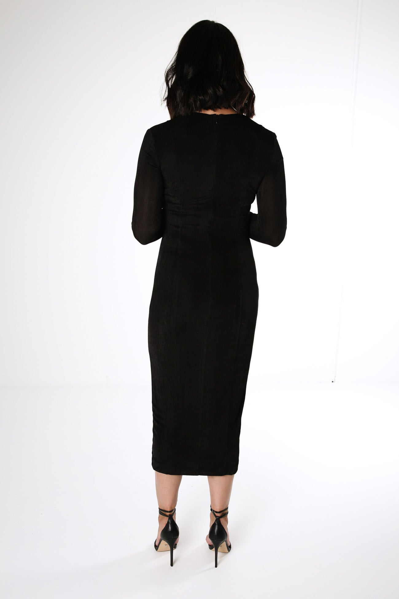 Tara Midi Dress Black