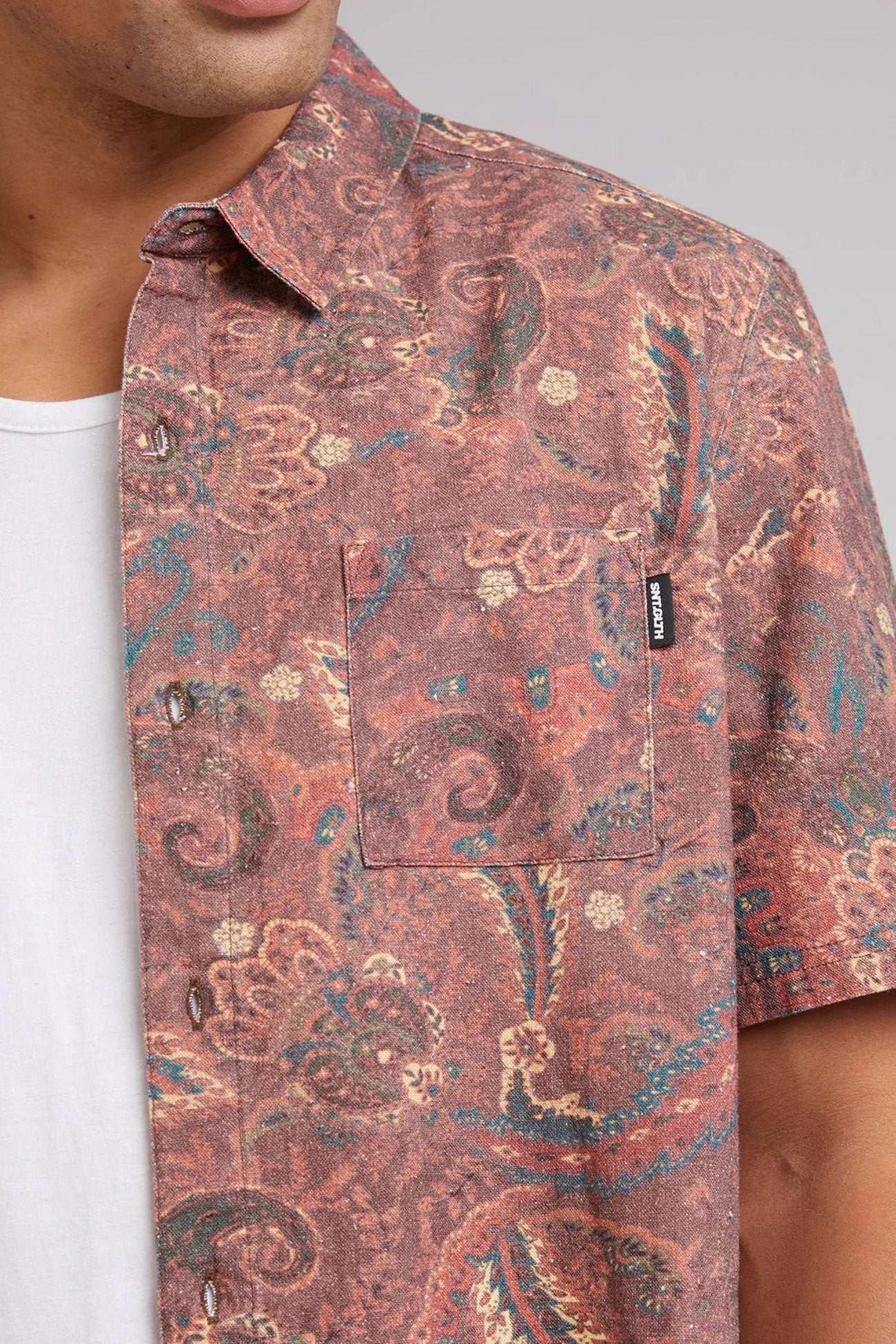 Temple Short Sleeve Shirt Multicoloured