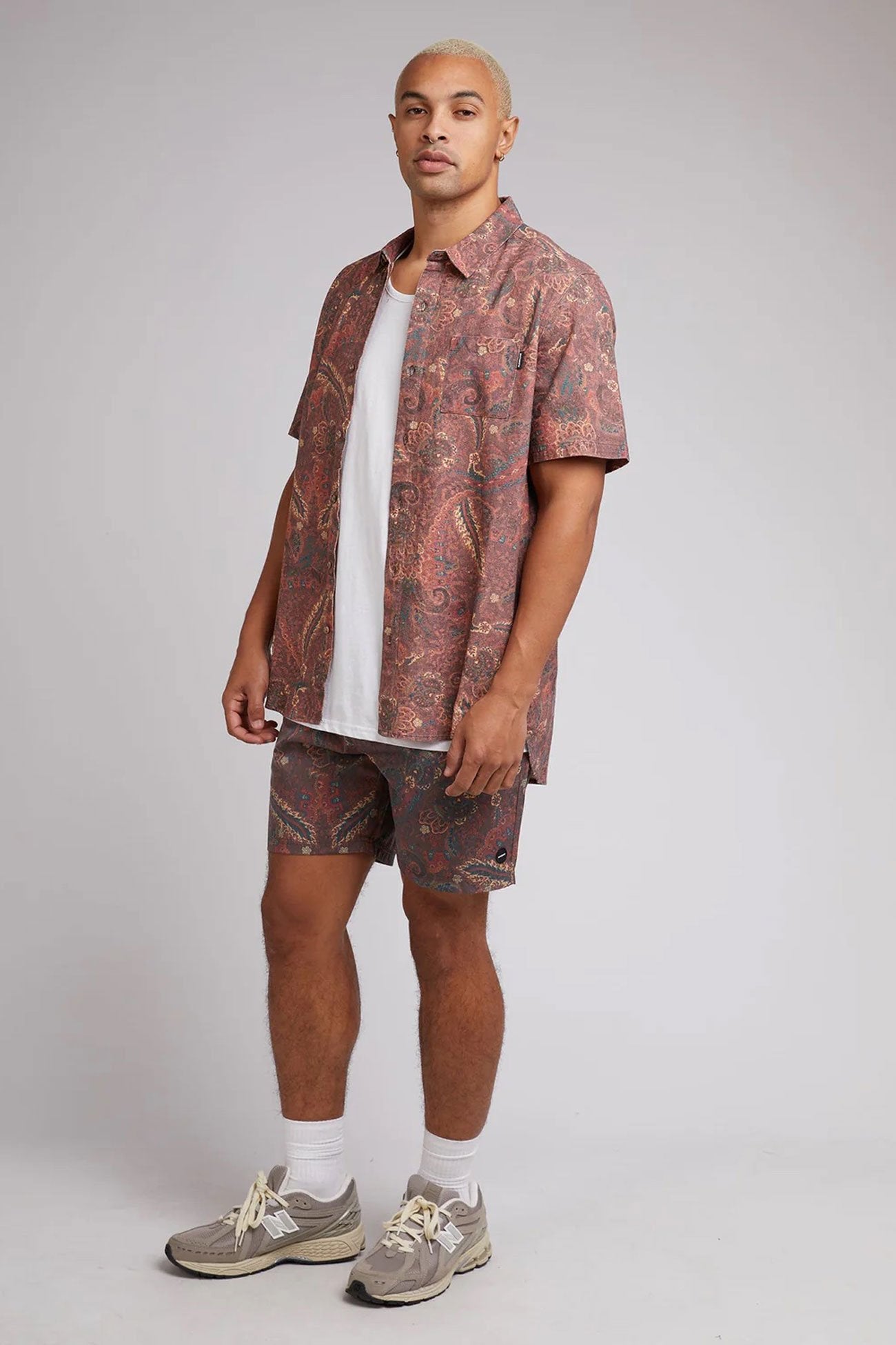 Temple Short Sleeve Shirt Multicoloured