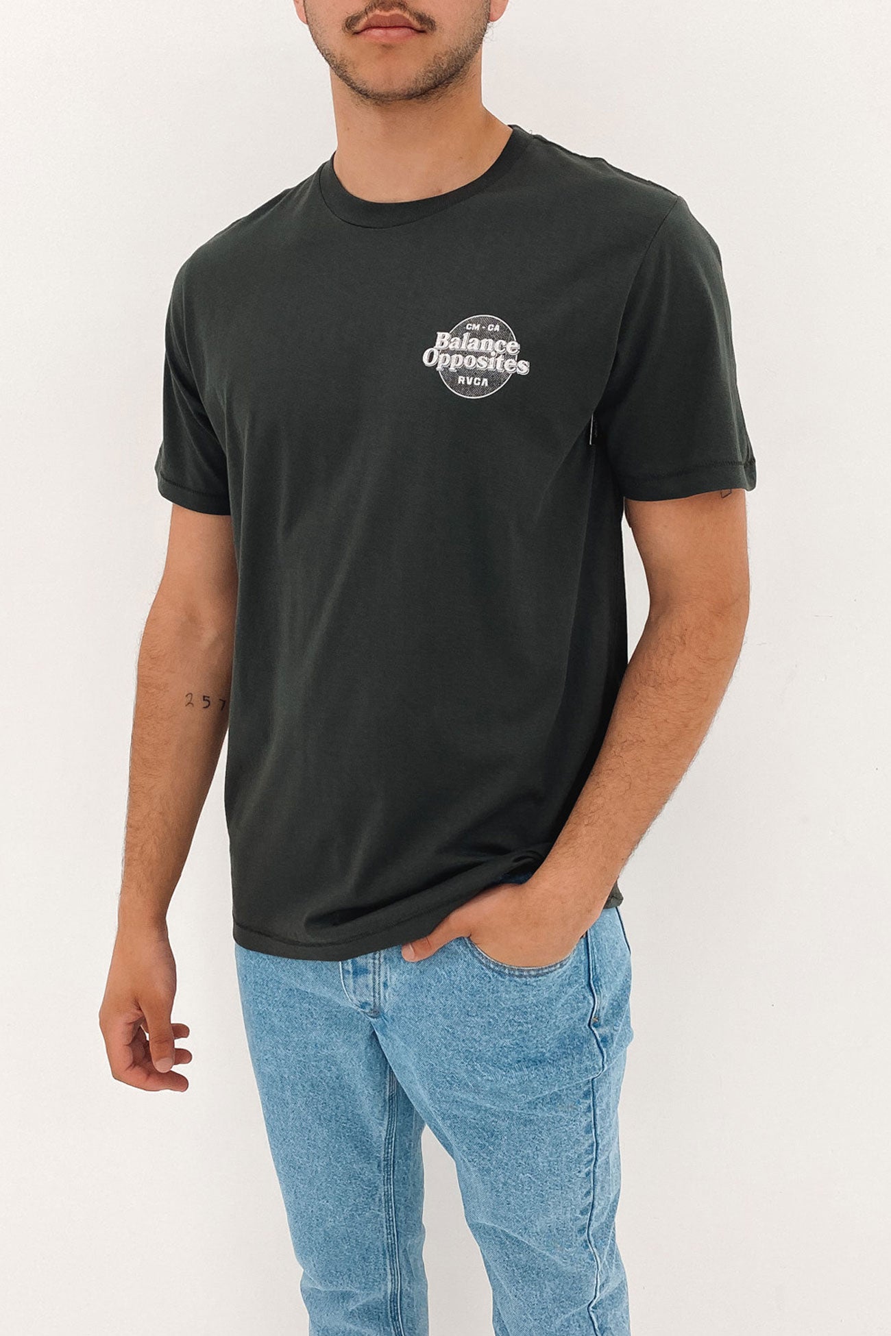 The Score Short Sleeve Tee Pirate Black