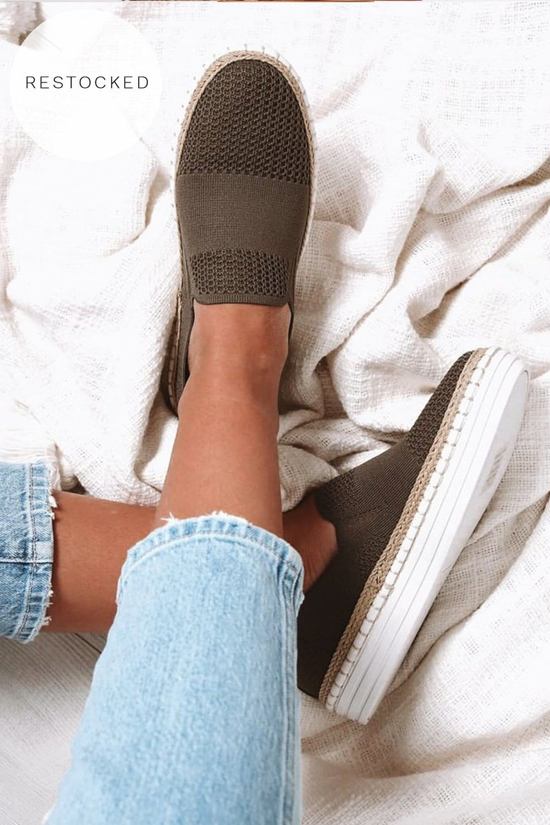 Queen Slip On Sneaker Khaki Jean Jail