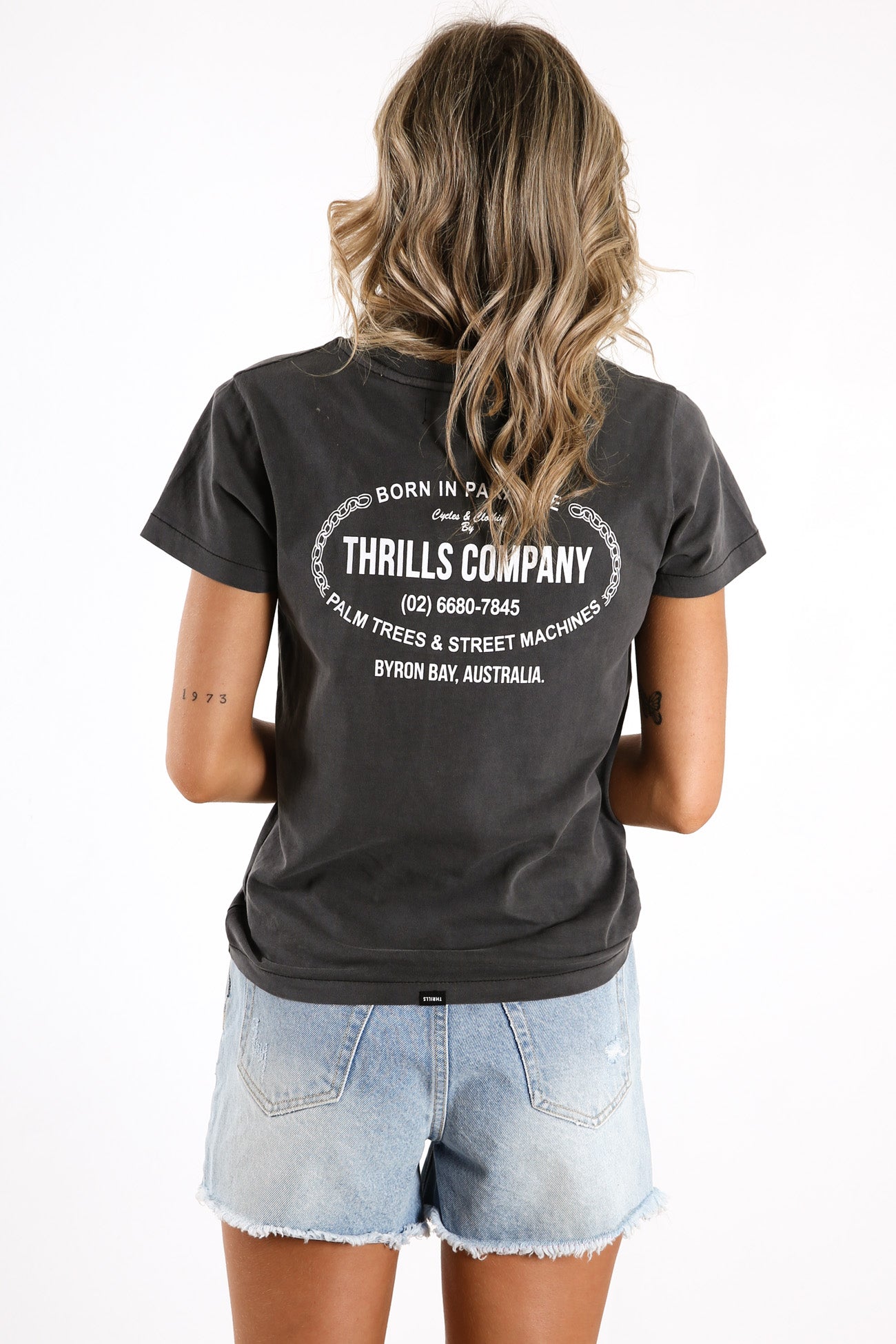 Thrills Garage Band Tee Merch Black