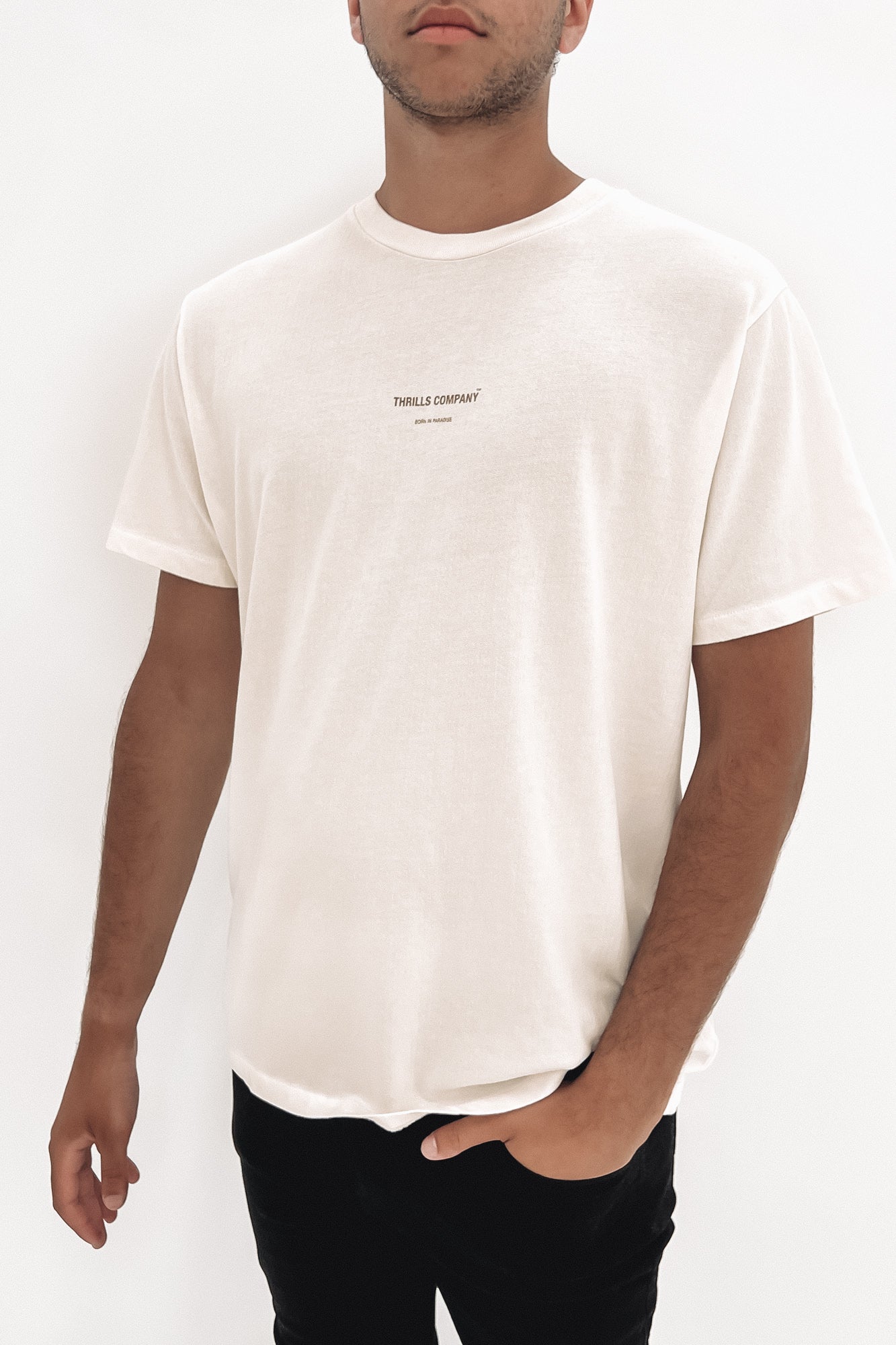 Thrills Stamp Merch Fit Tee Tofu