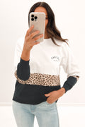 Tilly Sweater Mocha Leopard