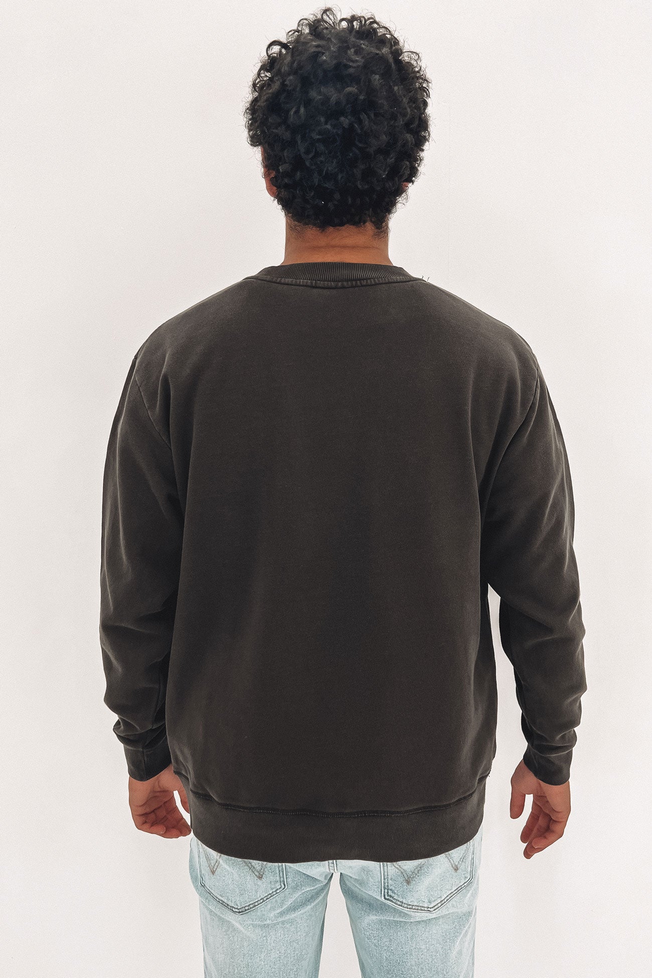 Transit Vintage Fleece Crew Vintage Black
