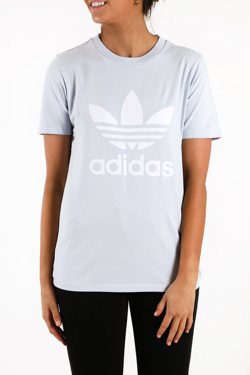 Trefoil Tee Halo Blue