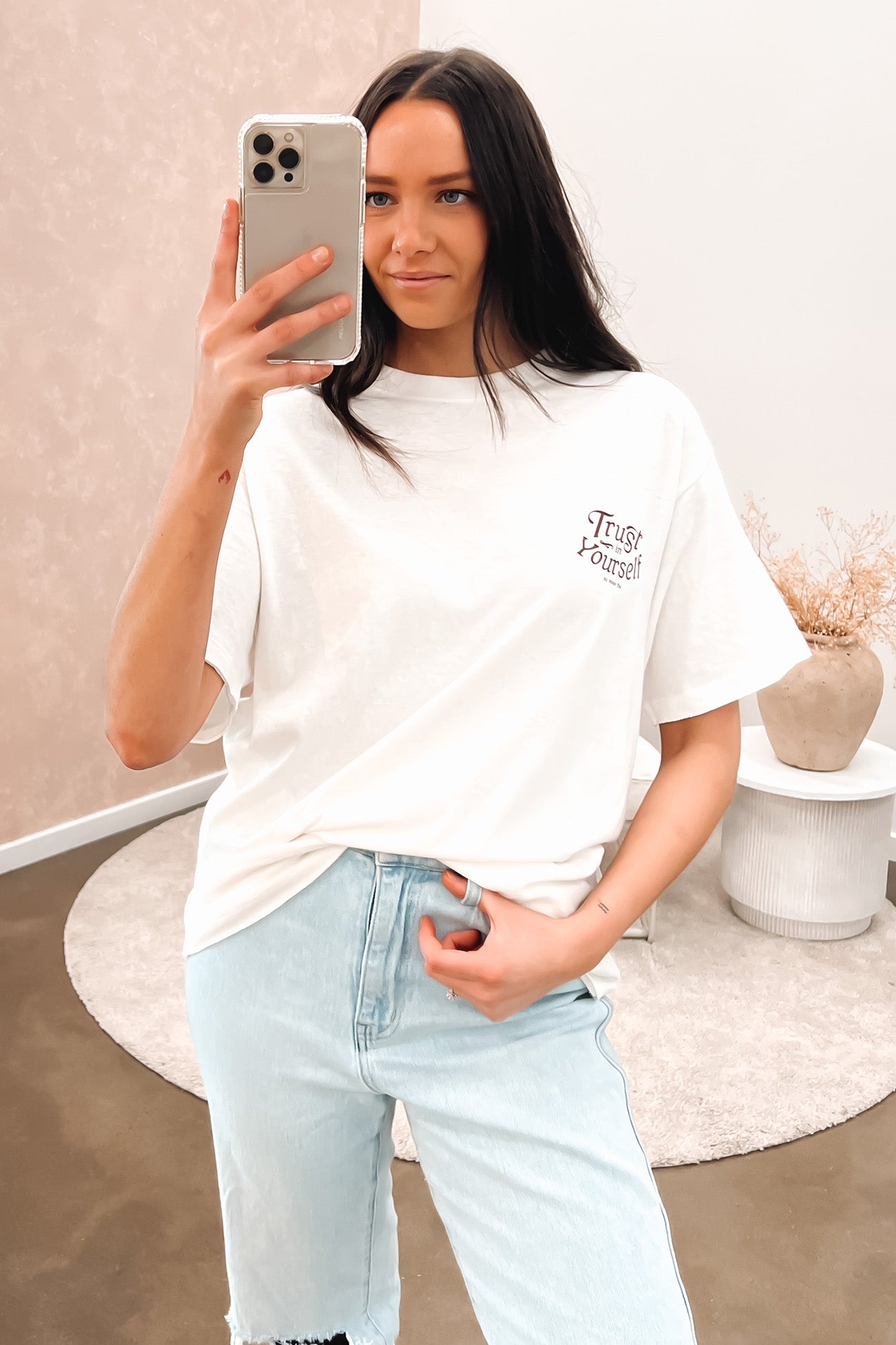 Trust Tee Vintage White