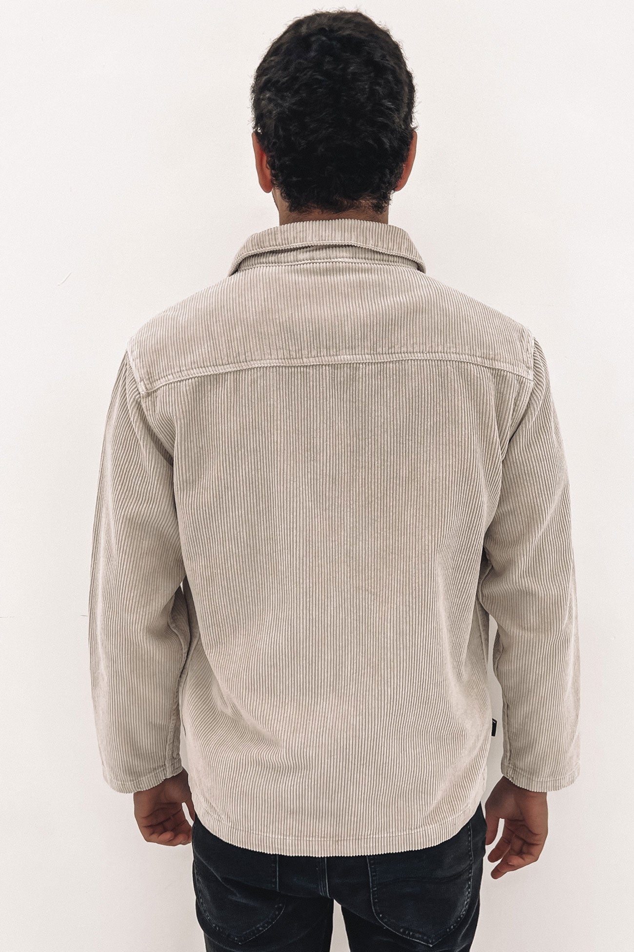 Tyler Cord Jacket White Sand