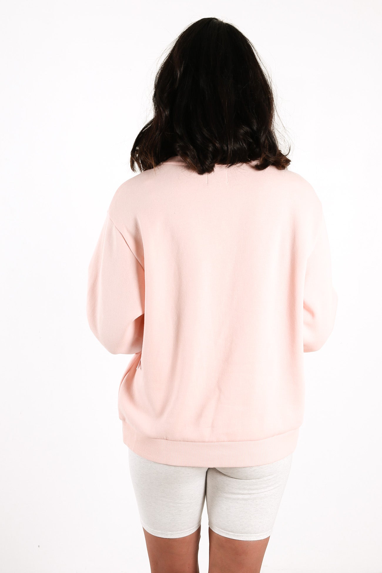Universal Girlfriend Fleece Crew Washed Coral