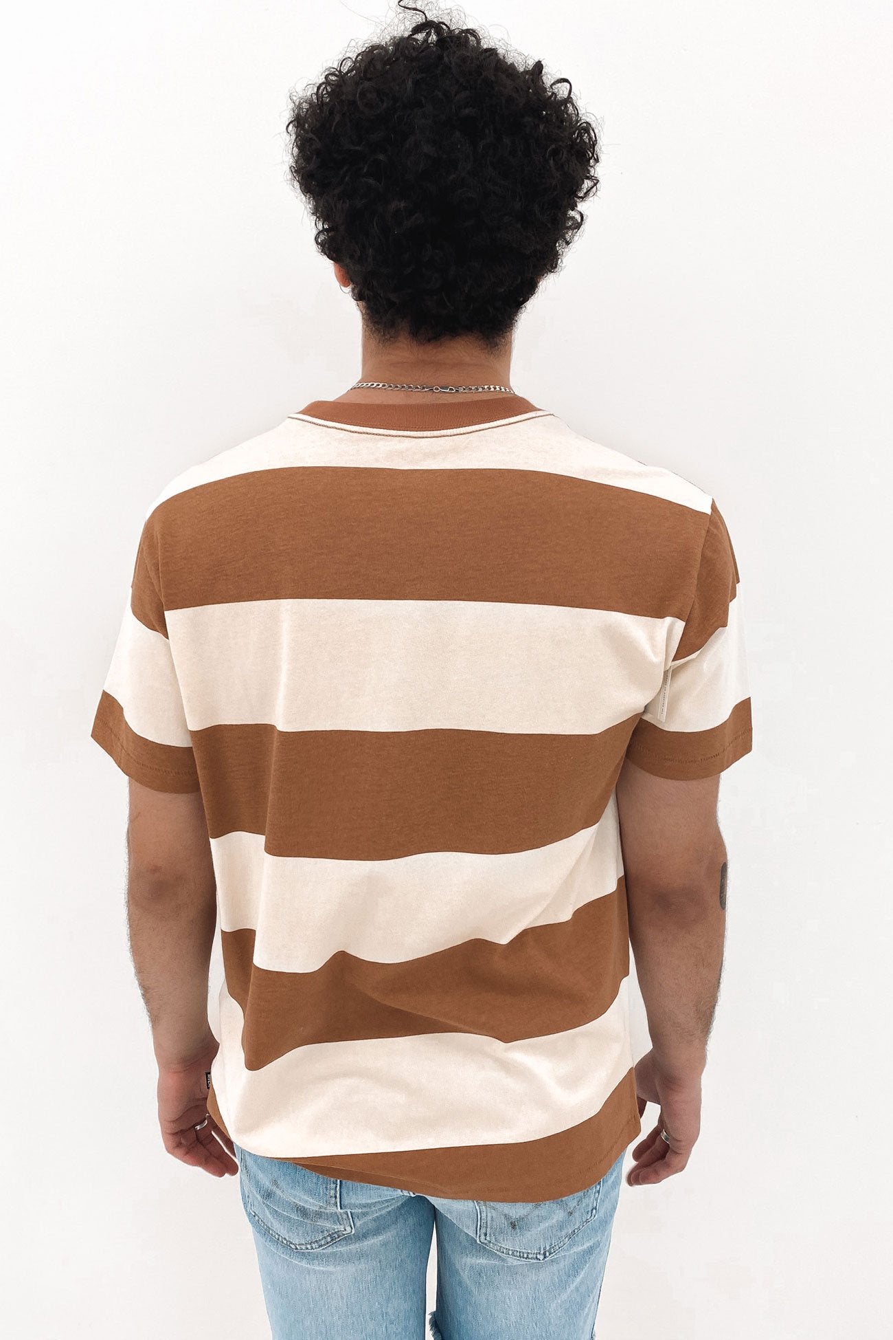 Utopian Stripe Short Sleeve Tee Salt