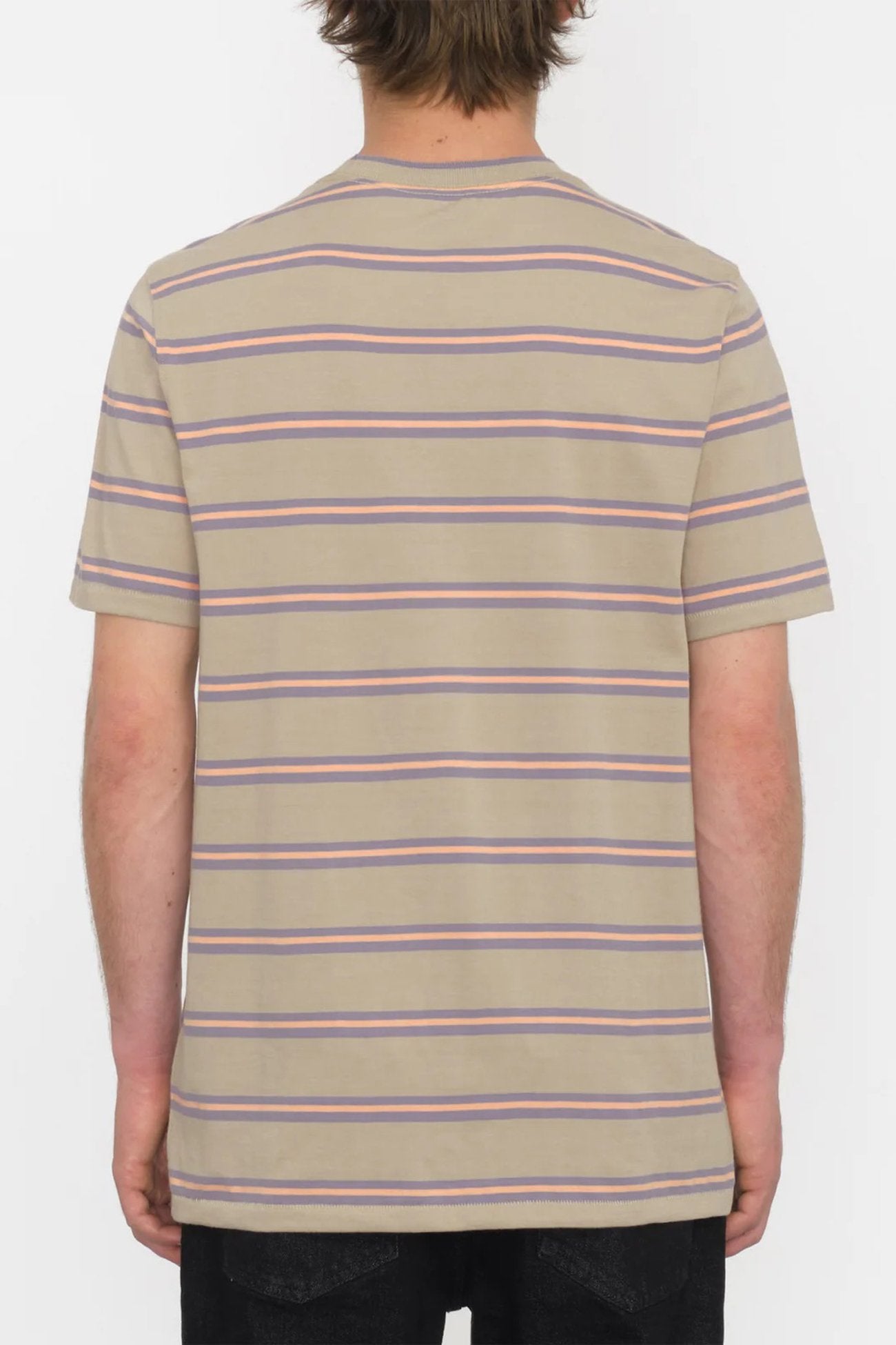 V ENT Hockey Dad Crew Short Sleeve Light Khaki