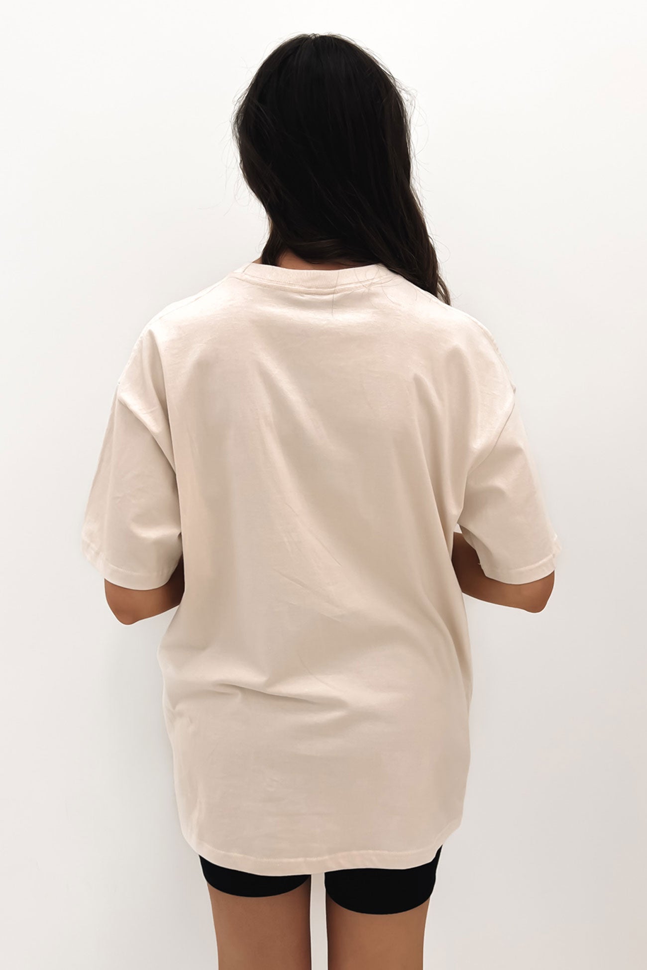 Varsity Relaxed Tee White Sand