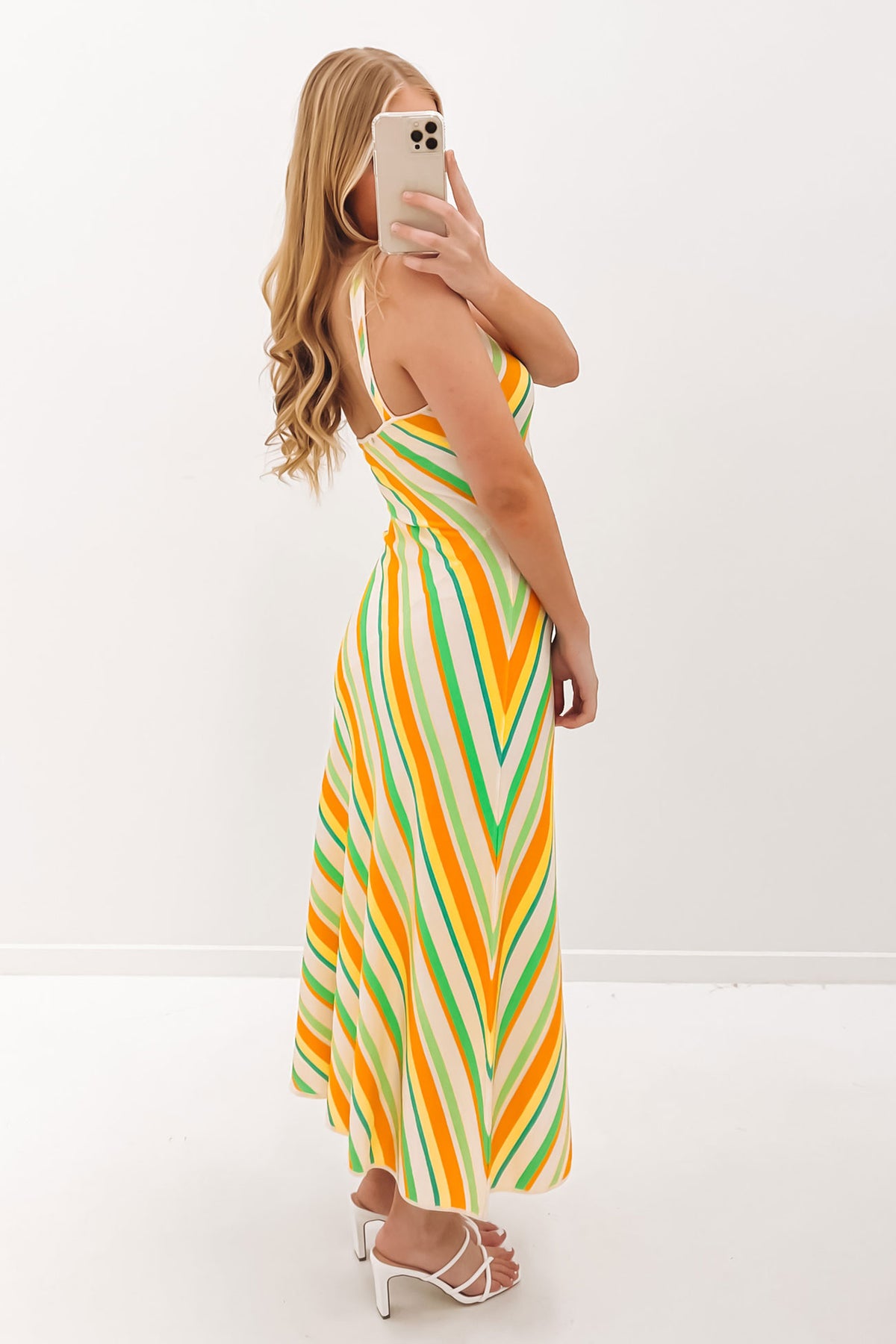 By johnny deals orange dress