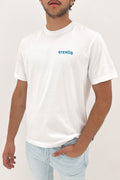 Vortex Recycled Retro T-Shirt White