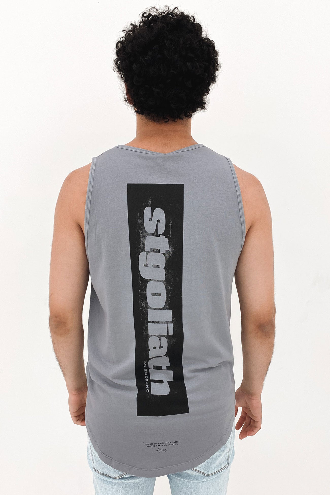 Washed Out Tank Grey
