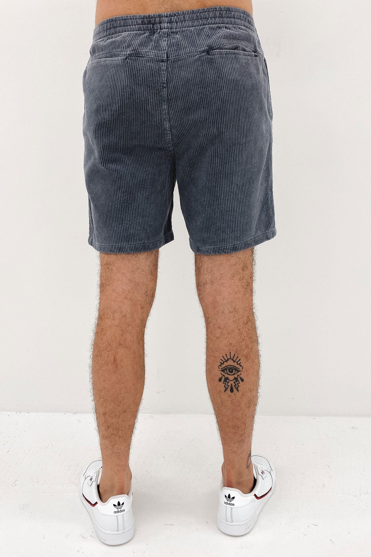 Wide Wale Cord Beachshort Charcoal