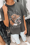 Wilderness Tee Washed Black