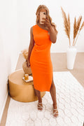 Willow Midi Dress Orange