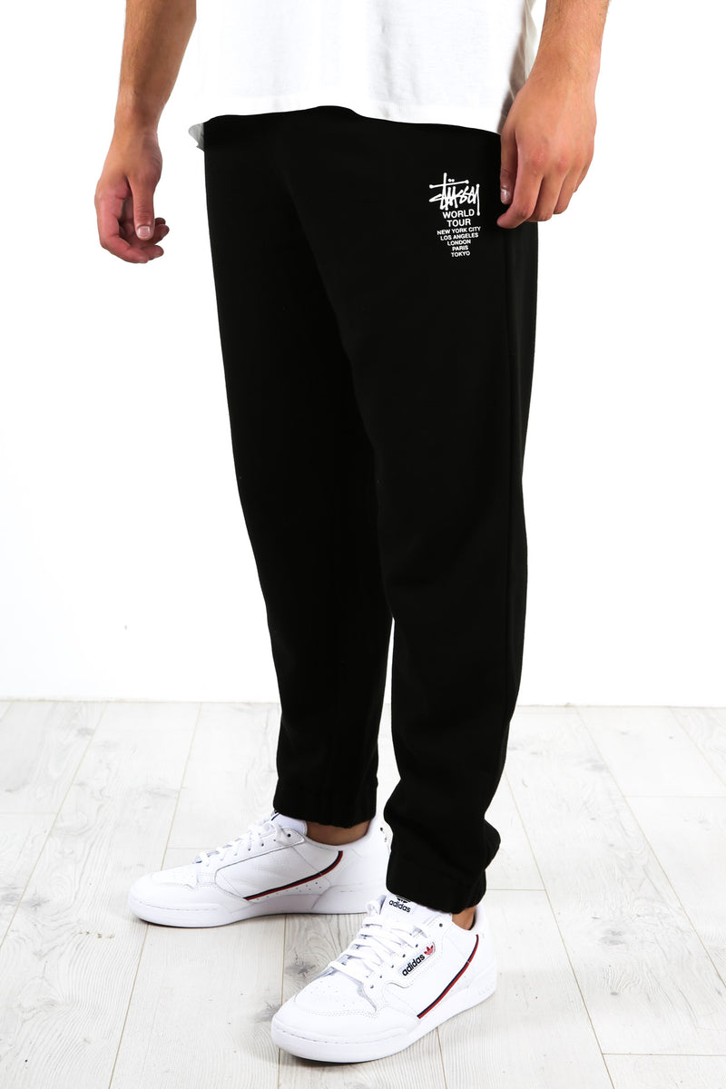 World Tour Trackpant Solid Black
