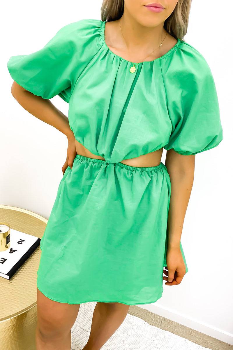 Yasmin Mini Dress Green