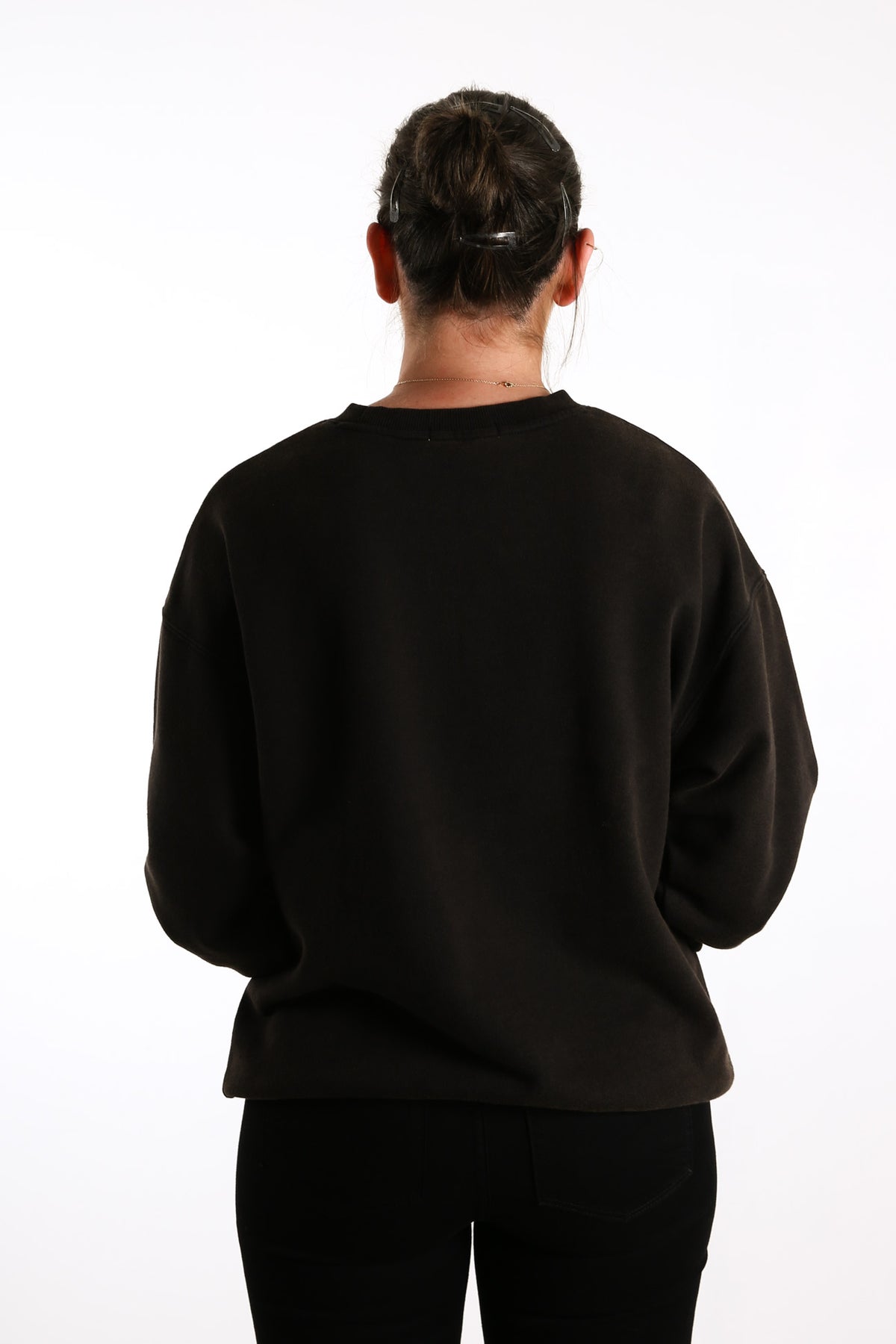 Ying Yang Sweatshirt Washed Black