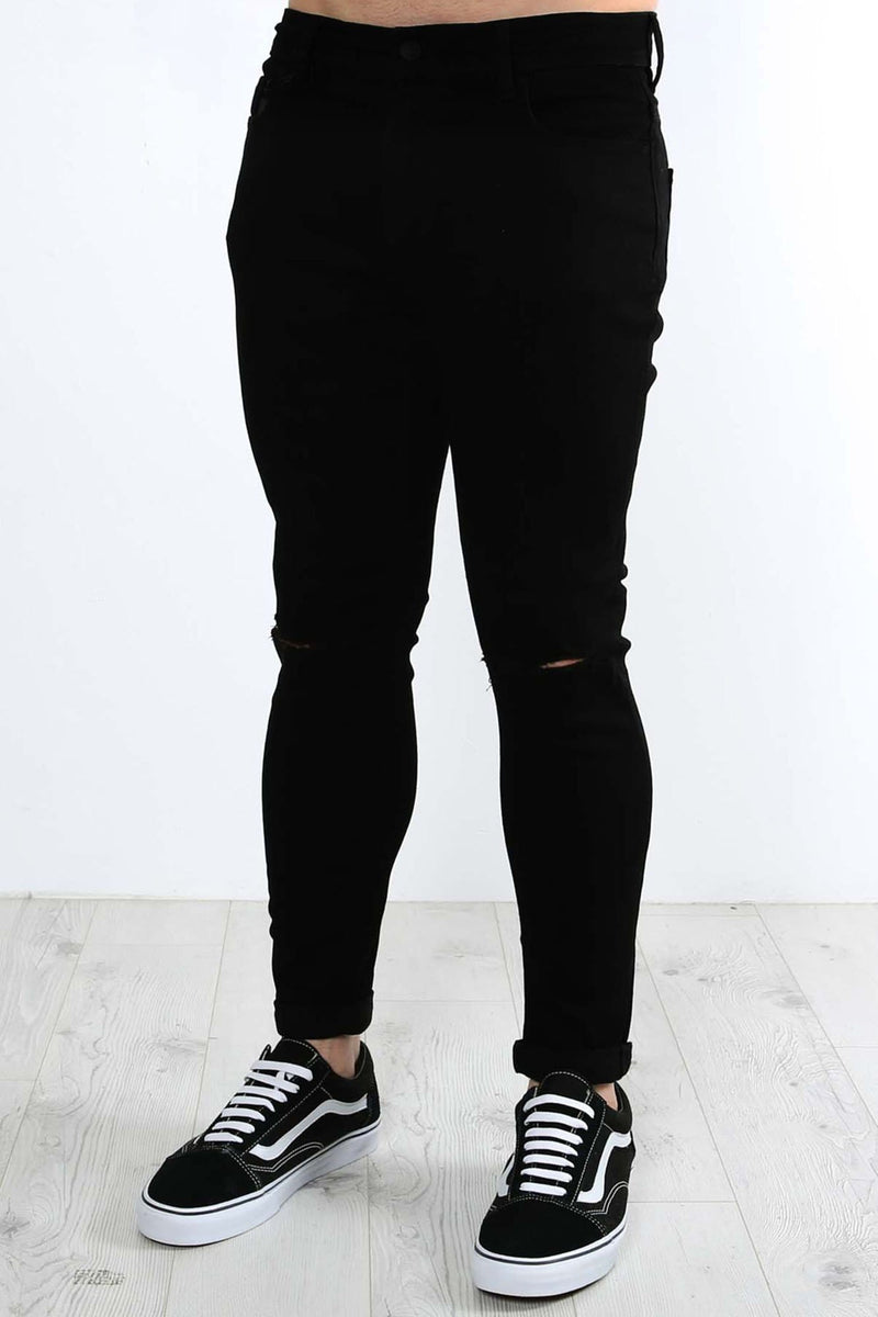 Z Roller Jean Delta Black Destroy Jean Jail