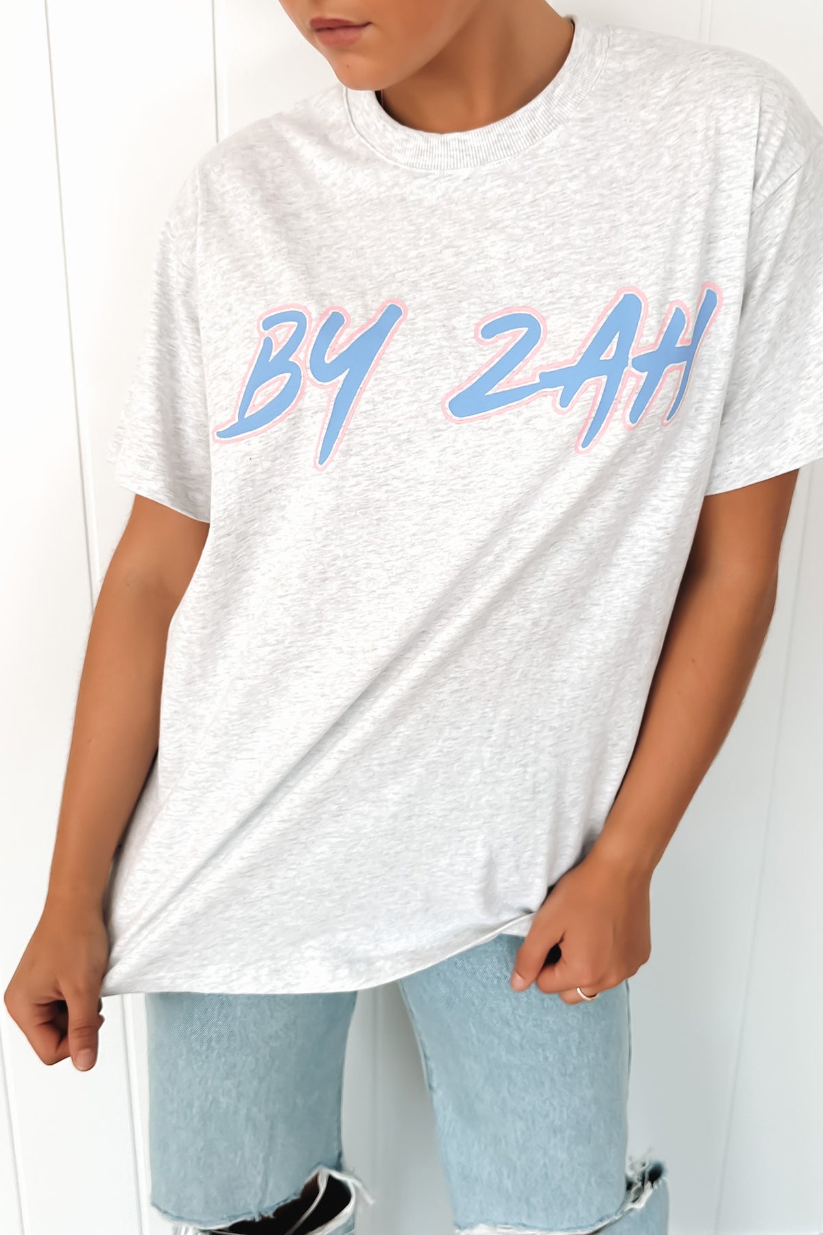 The Bandit Inverted Tee - Snow Marle main image 1