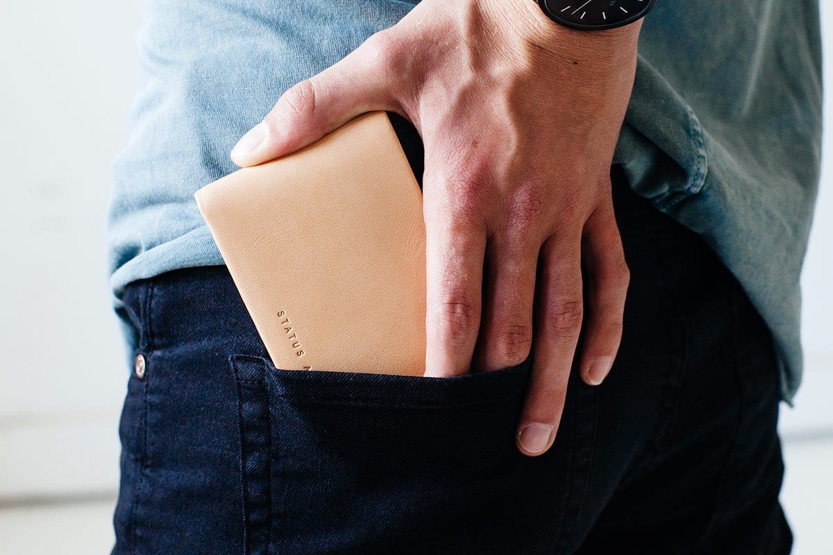 Jonah Wallet Tan Status Anxiety - Jean Jail