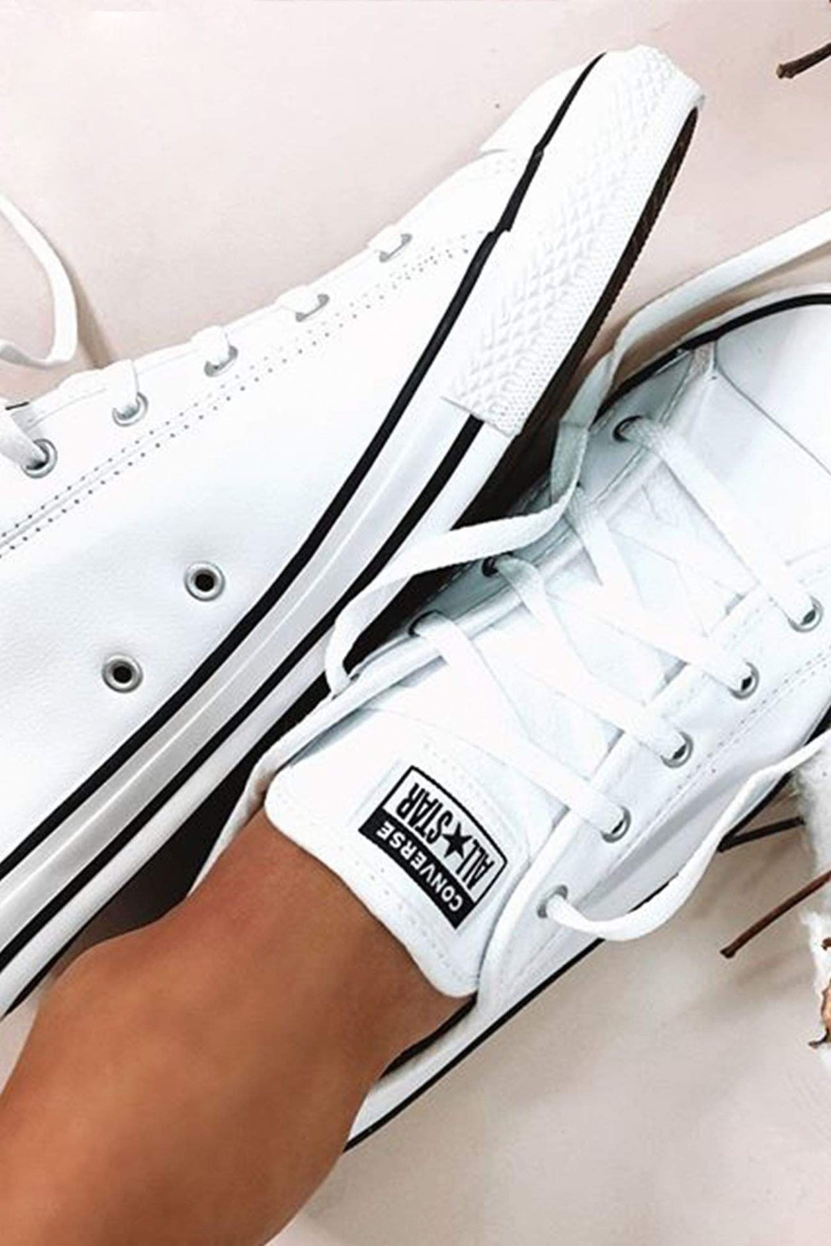 Converse chuck taylor all shop star ox leather white