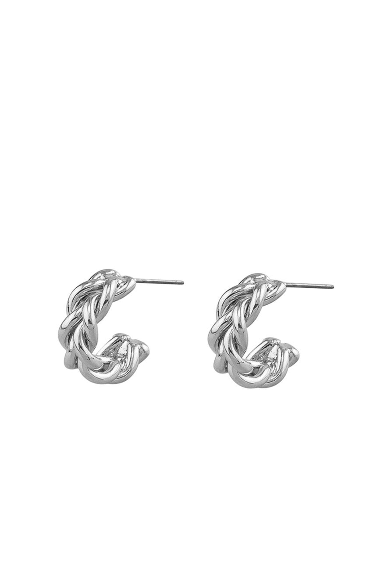 Delphine Hoops Silver