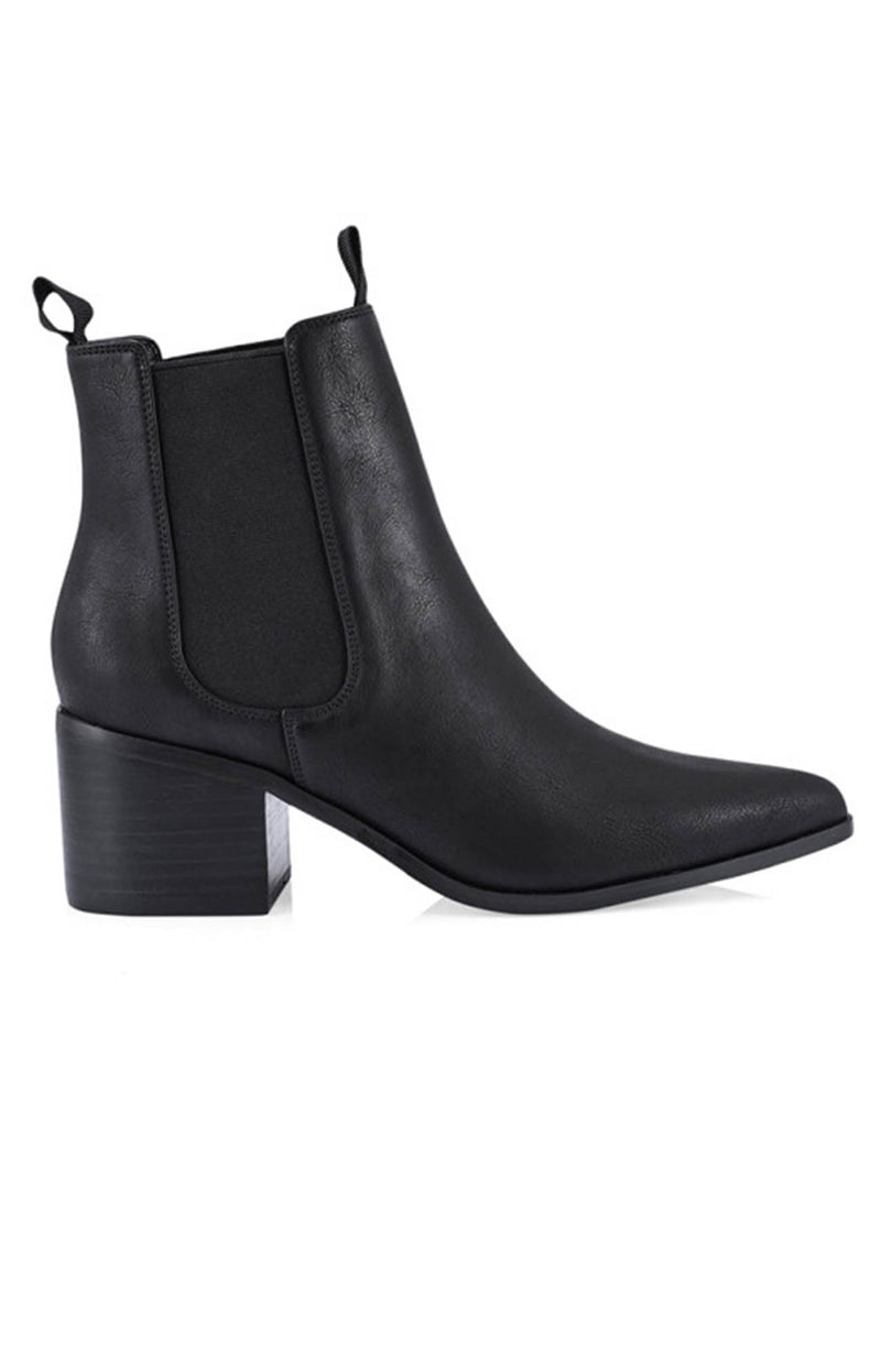 Dune ripp leather ankle boots top