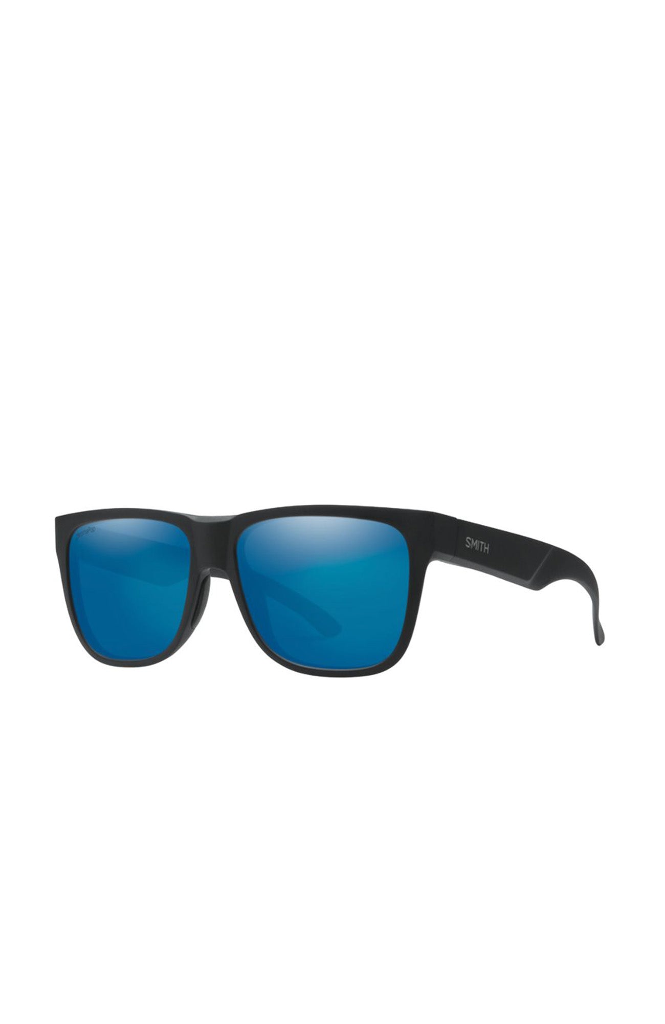 Lowdown 2 Matte Black // ChromaPop Polarized Blue Mirror