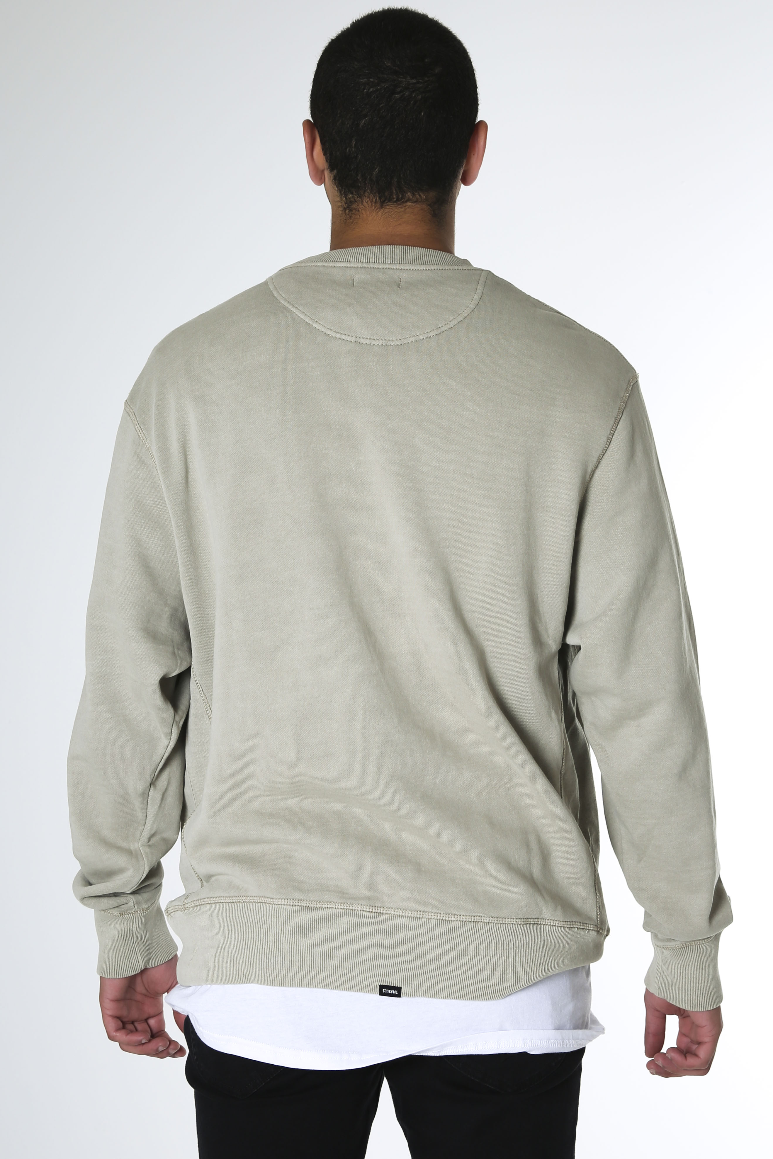 Minimal Thrills Oversize Crew Gravel