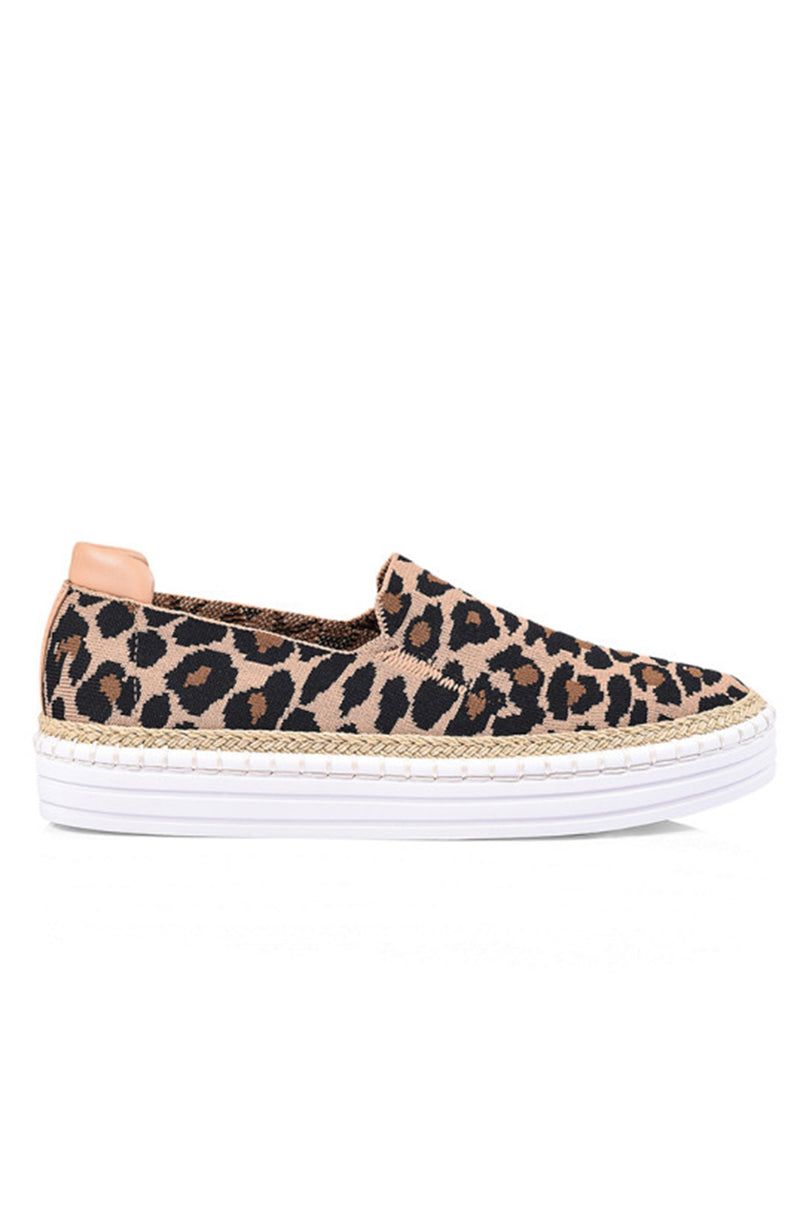Queen Slip On Sneaker Leopard Jean Jail