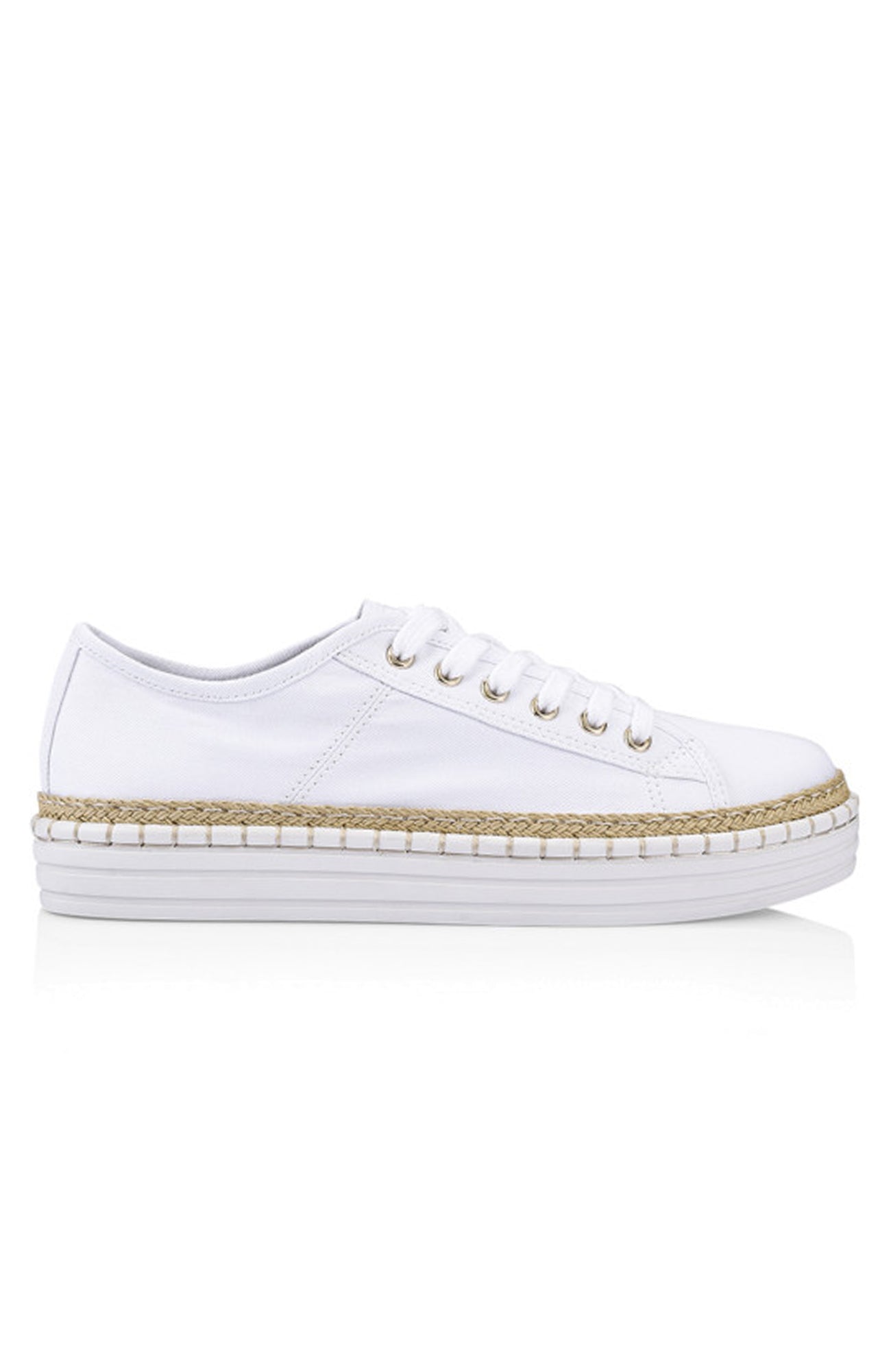 Queenbee Canvas Sneaker White