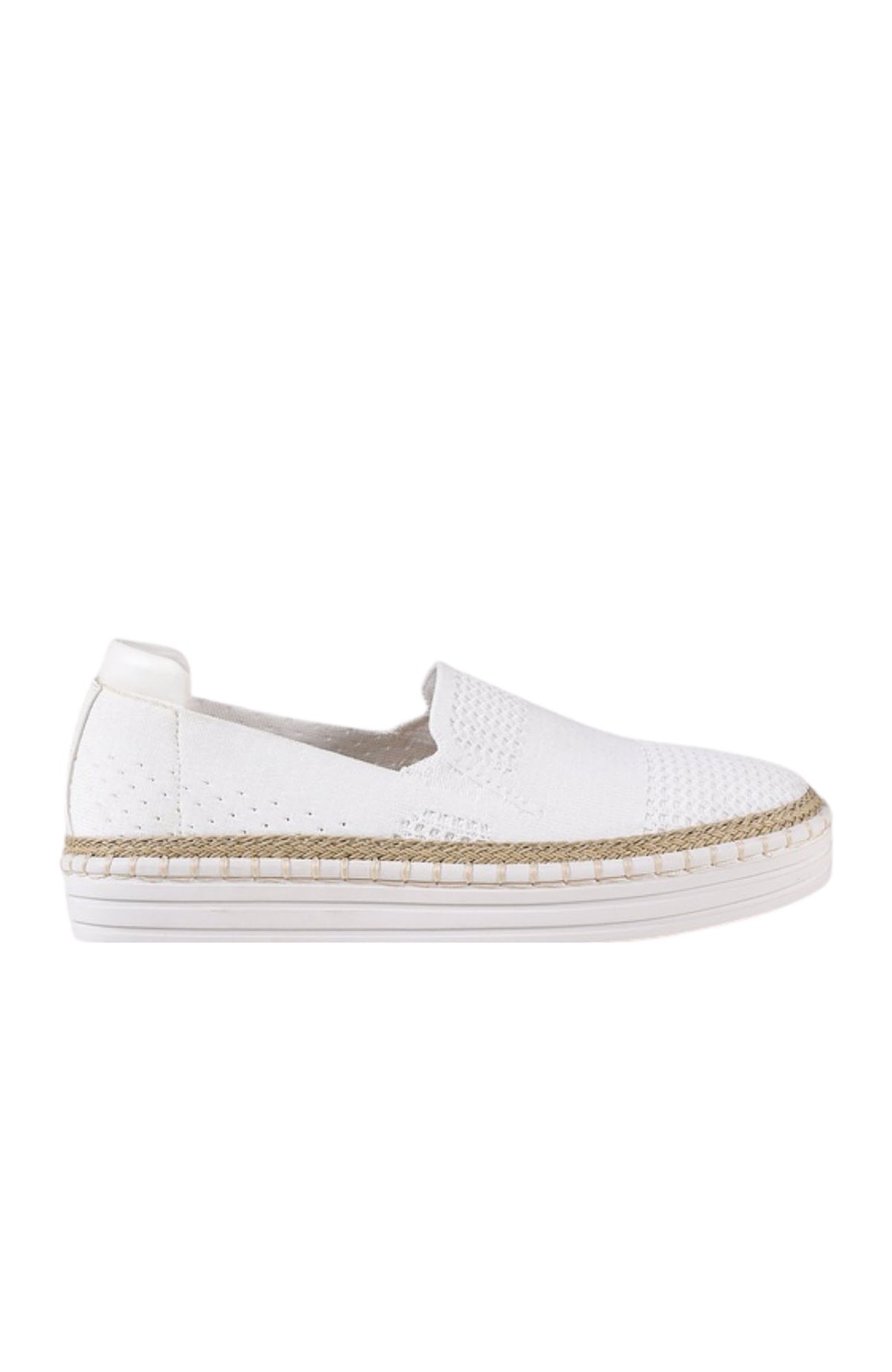 Queen Slip On Sneaker White - Jean Jail