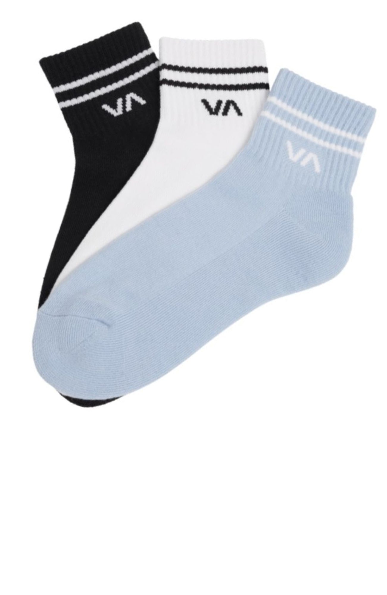 VA Mini Crew Sock 3 Pack Iris