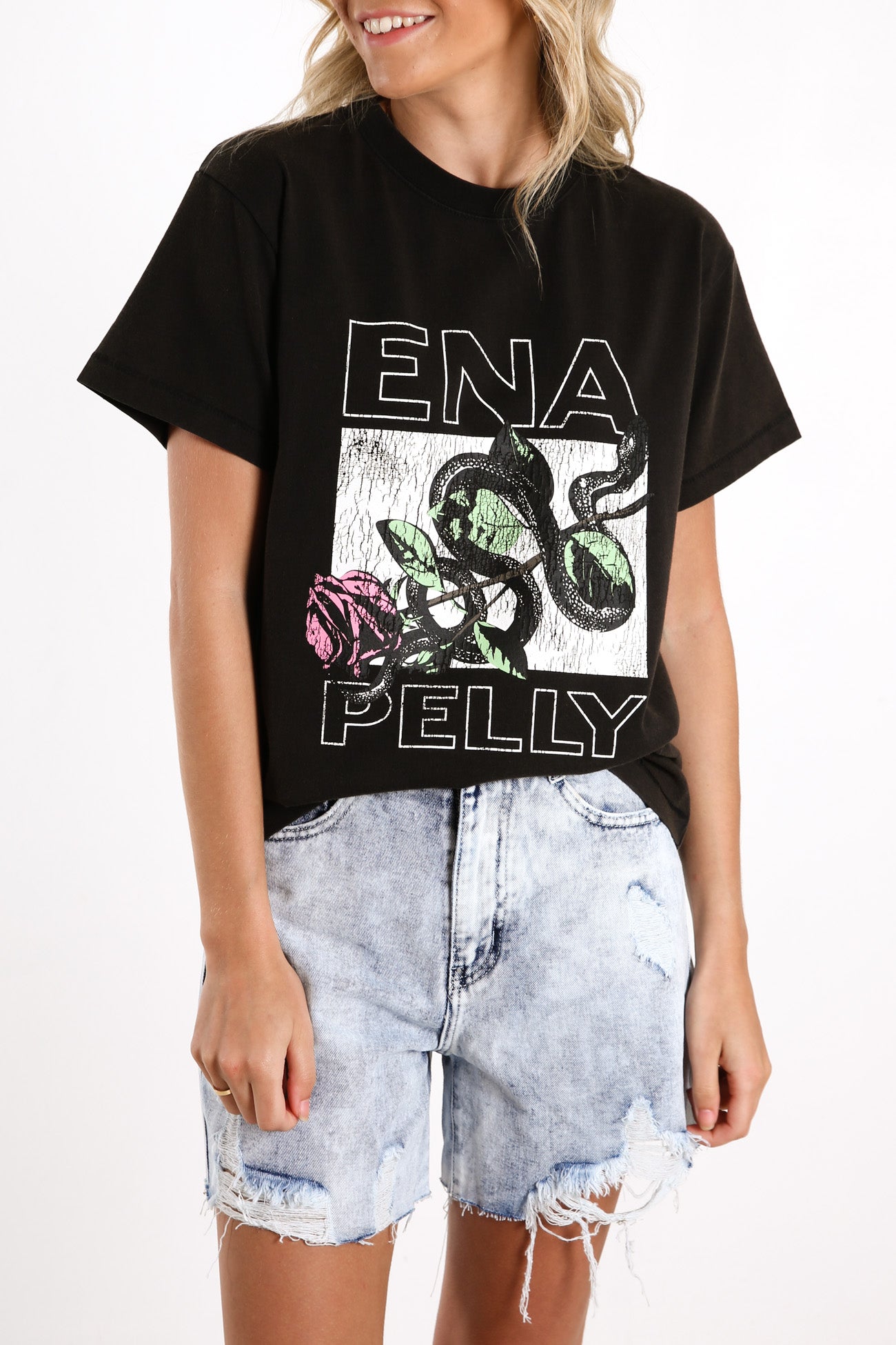 Snake Rose Tee