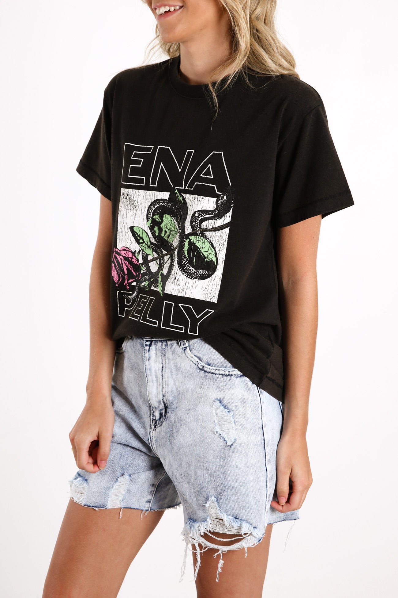 Snake Rose Tee