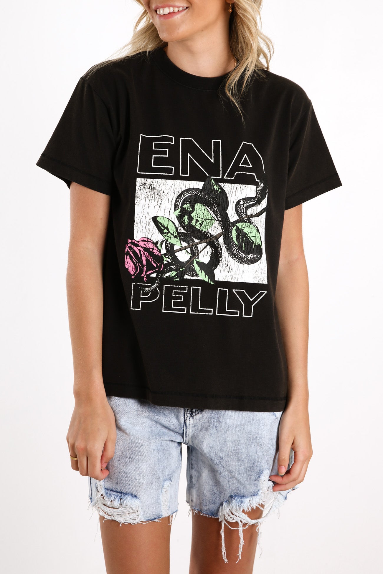Snake Rose Tee