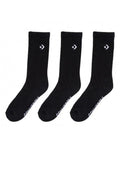 Star Chevron Crew Sock 3 Pack Black