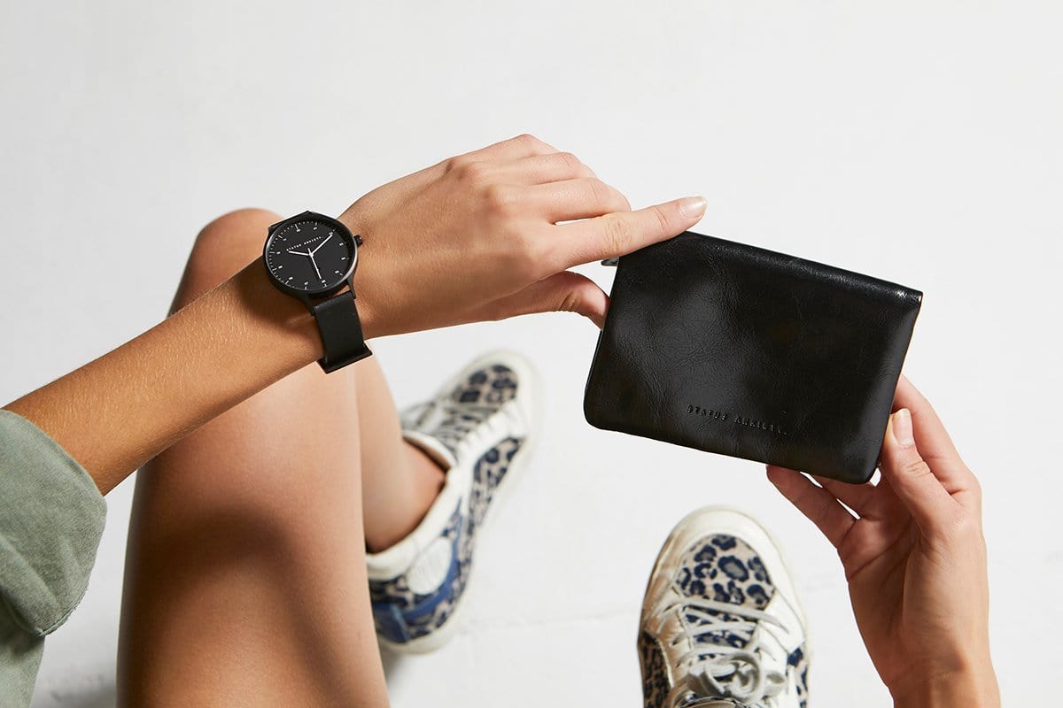 Is Now Better Wallet Black Status Anxiety - Jean Jail
