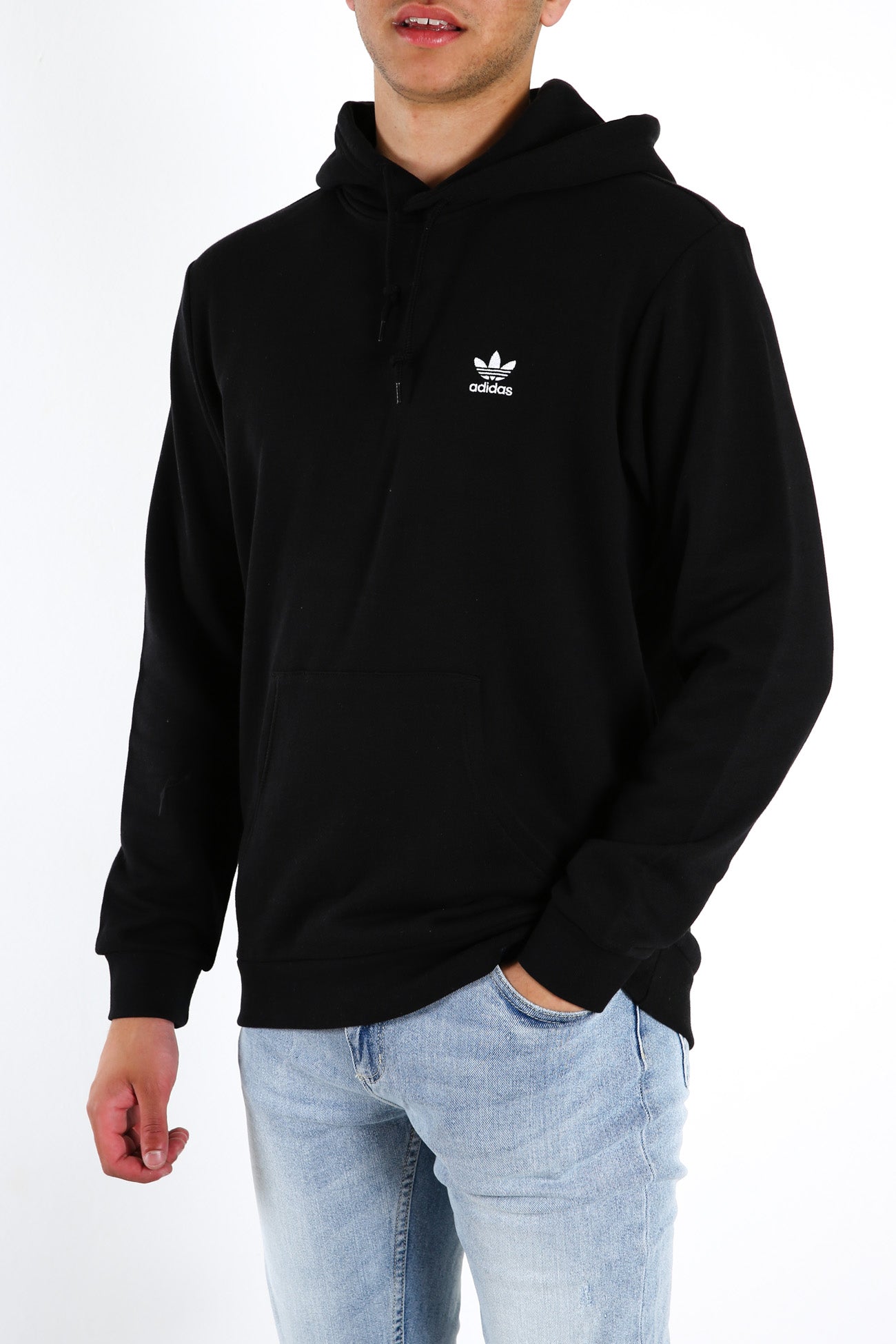 Loungewear Trefoil Essentials Hoodie Black