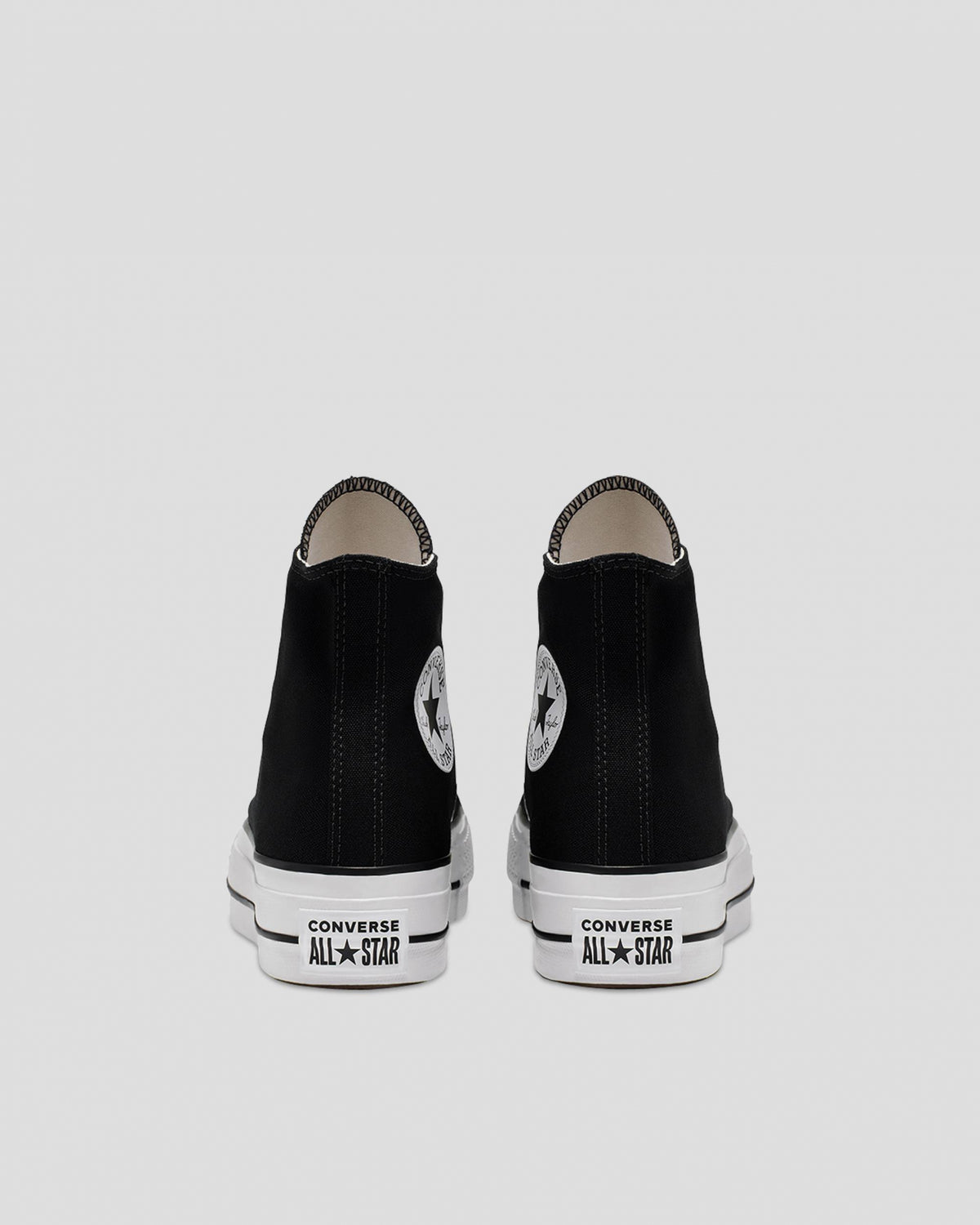 Chuck Taylor All Star Canvas Lift High Top Black Jean Jail