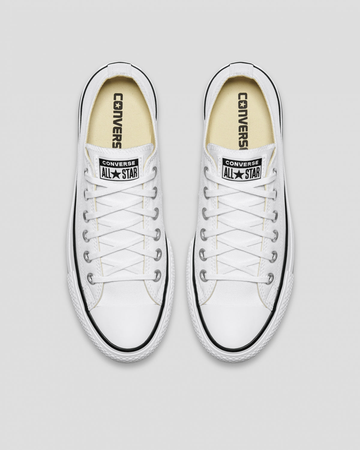 Chuck taylor all star lift white sneakers discount